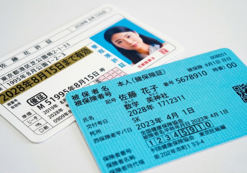 身分証の提示